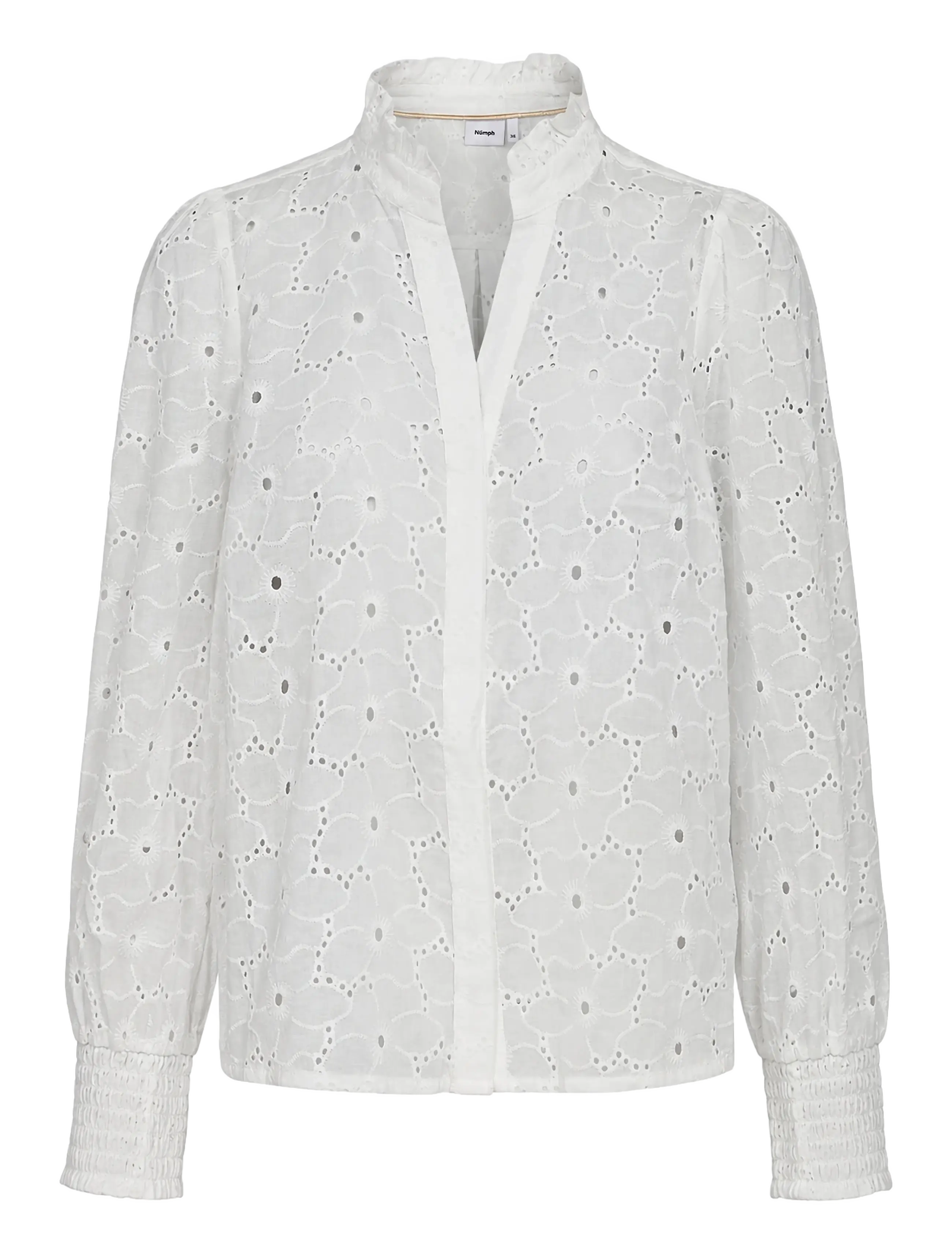 NÜMPH Nulela Shirt Weiß - 34 - Damen