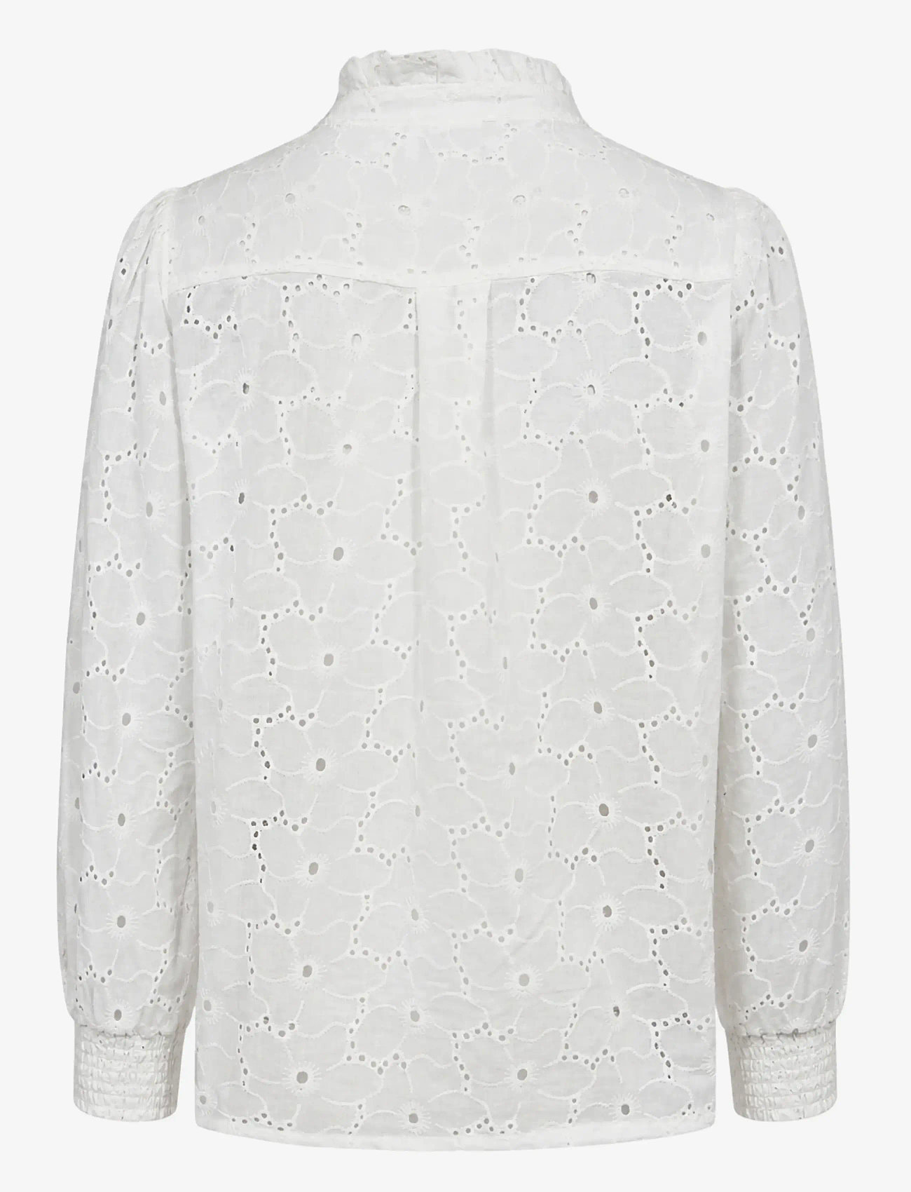 Nümph - NULELA SHIRT - långärmade blusar - bright white - 2