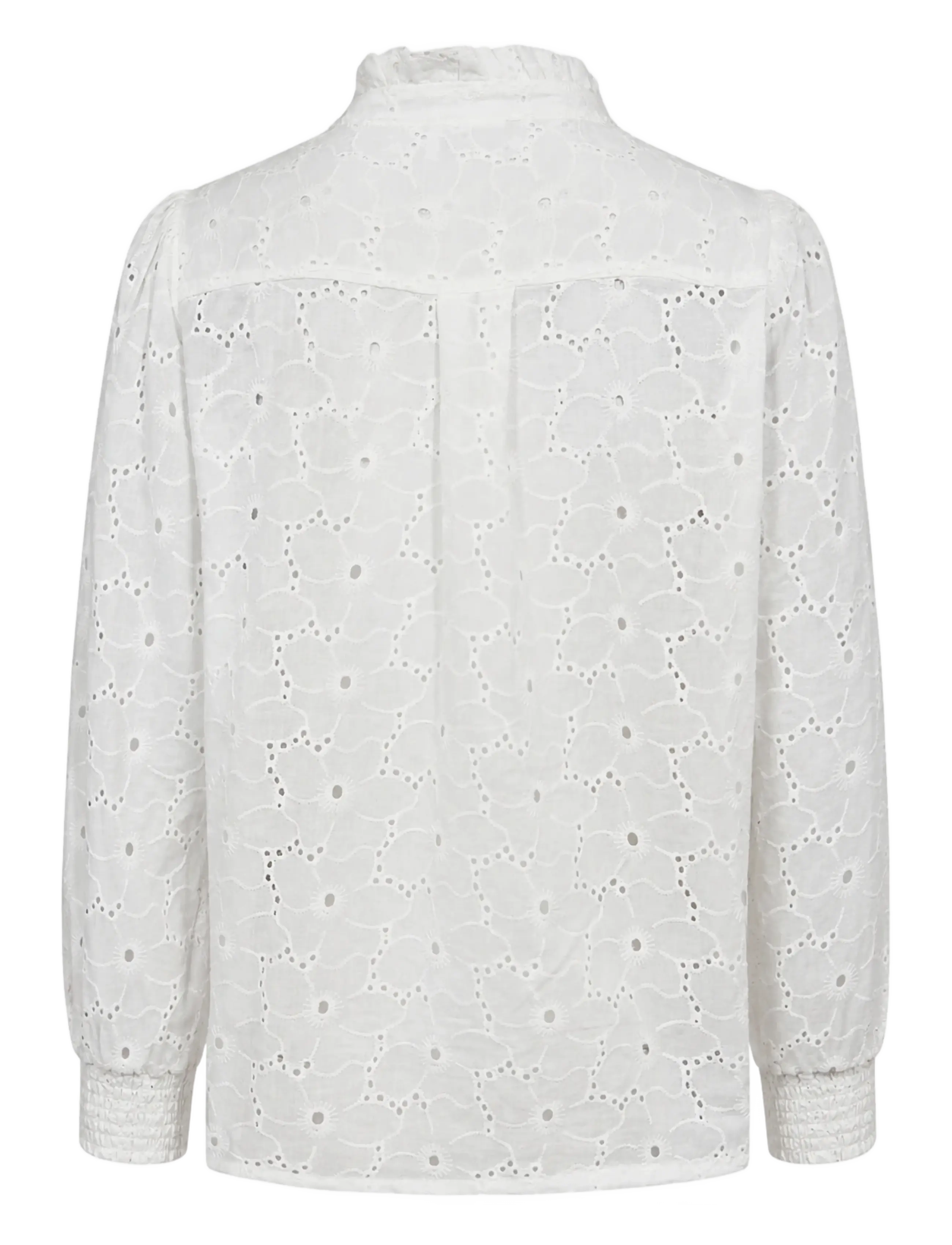 Nümph - NULELA SHIRT - langärmelige blusen - bright white - 2