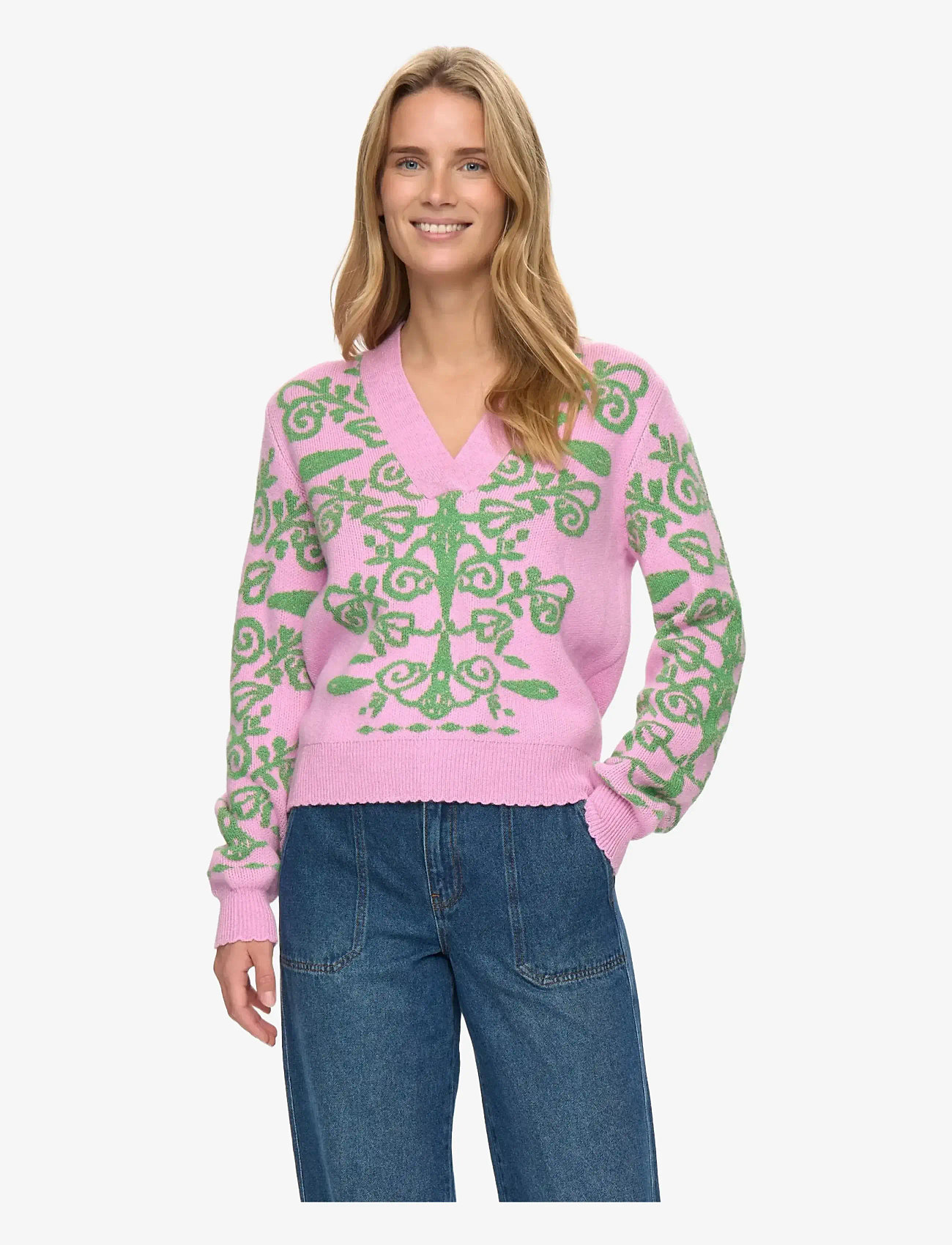 Nümph - NUSEIDA PULLOVER - striktrøjer - lilac sachet - 0