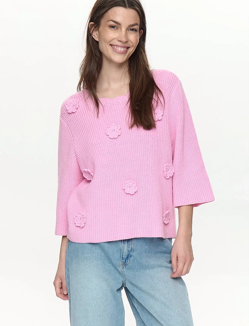 Nümph - NUMARSIE SS PULLOVER - stickade tröjor - lilac sachet - 0