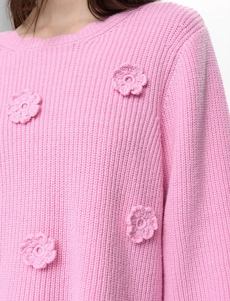 Nümph - NUMARSIE SS PULLOVER - stickade tröjor - lilac sachet - 4