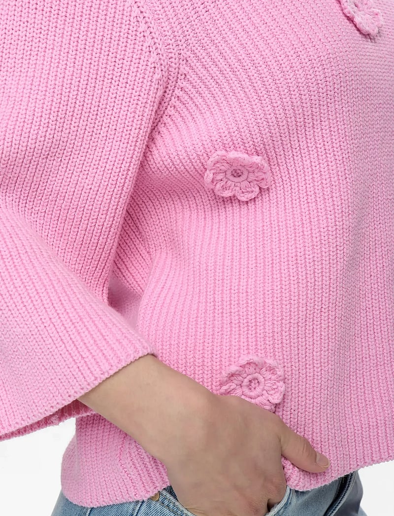 Nümph - NUMARSIE SS PULLOVER - stickade tröjor - lilac sachet - 5