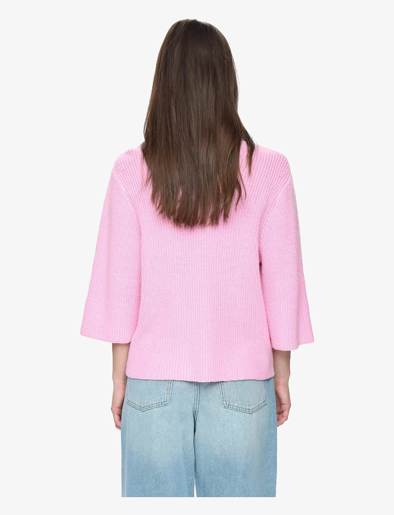 Nümph - NUMARSIE SS PULLOVER - stickade tröjor - lilac sachet - 3