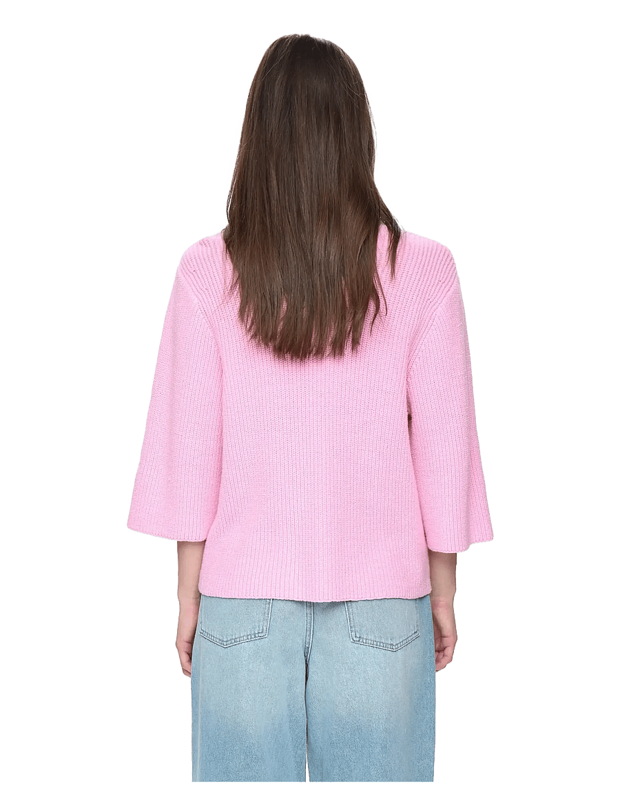 Nümph - NUMARSIE SS PULLOVER - striktrøjer - lilac sachet - 3