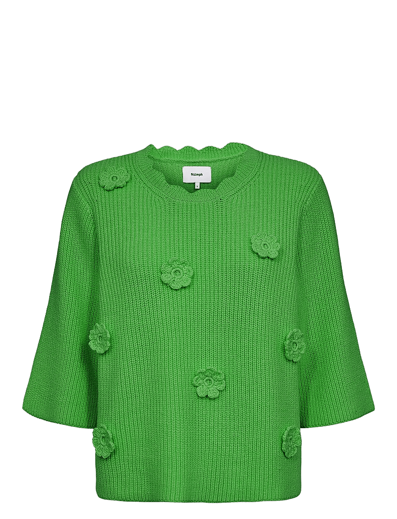 Nümph - NUMARSIE SS PULLOVER - pullover - vibrant green - 1
