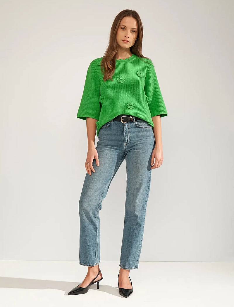 Nümph - NUMARSIE SS PULLOVER - pullover - vibrant green - 0