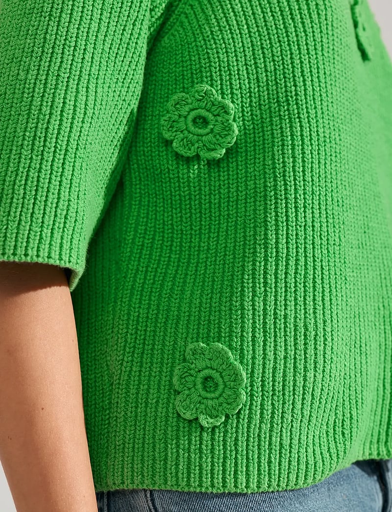 Nümph - NUMARSIE SS PULLOVER - pullover - vibrant green - 5