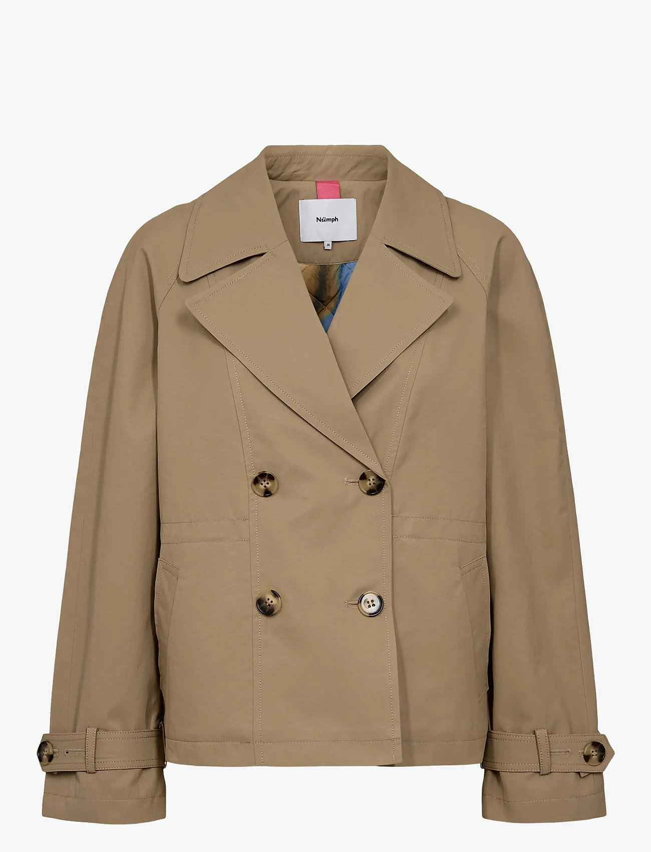 Nümph - NUFLORIAN SHORT JACKET - höstjackor - sesame - 1