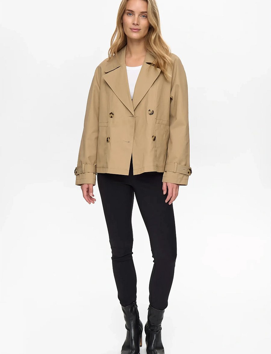 Nümph - NUFLORIAN SHORT JACKET - light jackets - sesame - 0