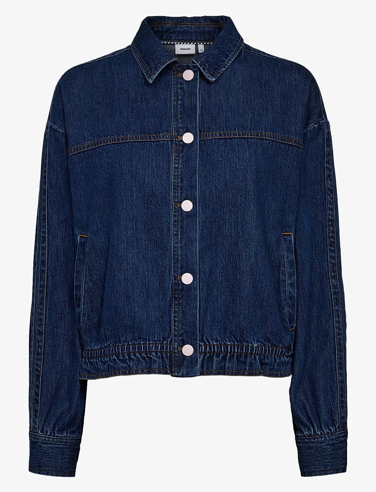 Nümph - NUADDISON JACKET - frühlingsjacken - medium blue denim - 1