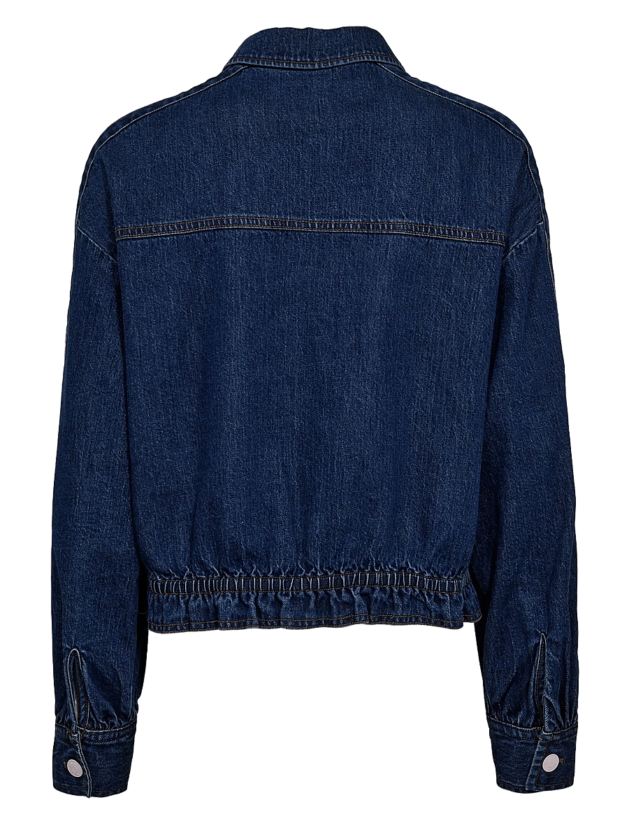 Nümph - NUADDISON JACKET - frühlingsjacken - medium blue denim - 2