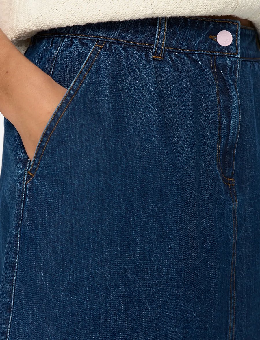 Nümph - NUADDISON SKIRT - denimnederdele - medium blue denim - 4