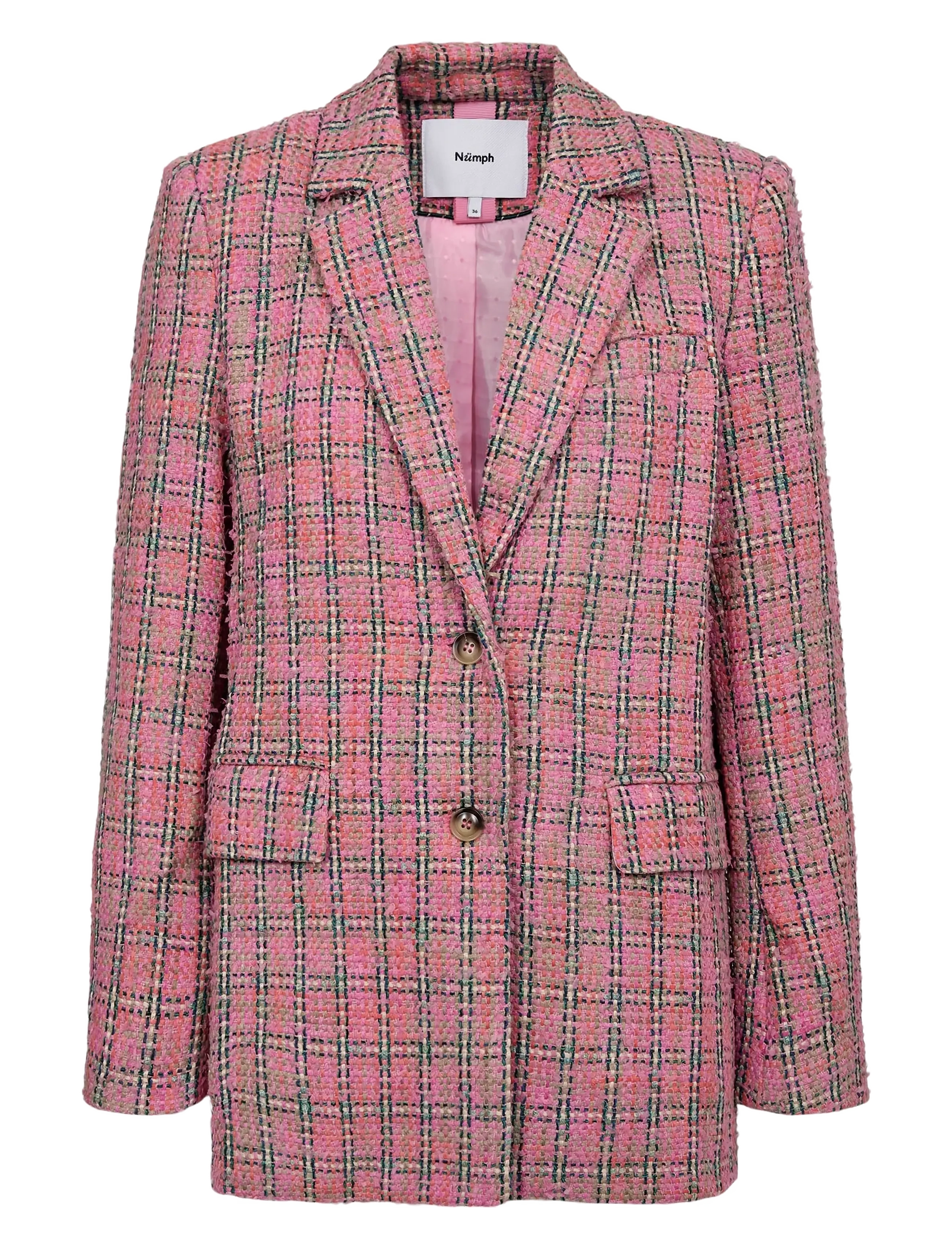 NÜMPH Nulindsey Blazer Pink - 38 - Damen