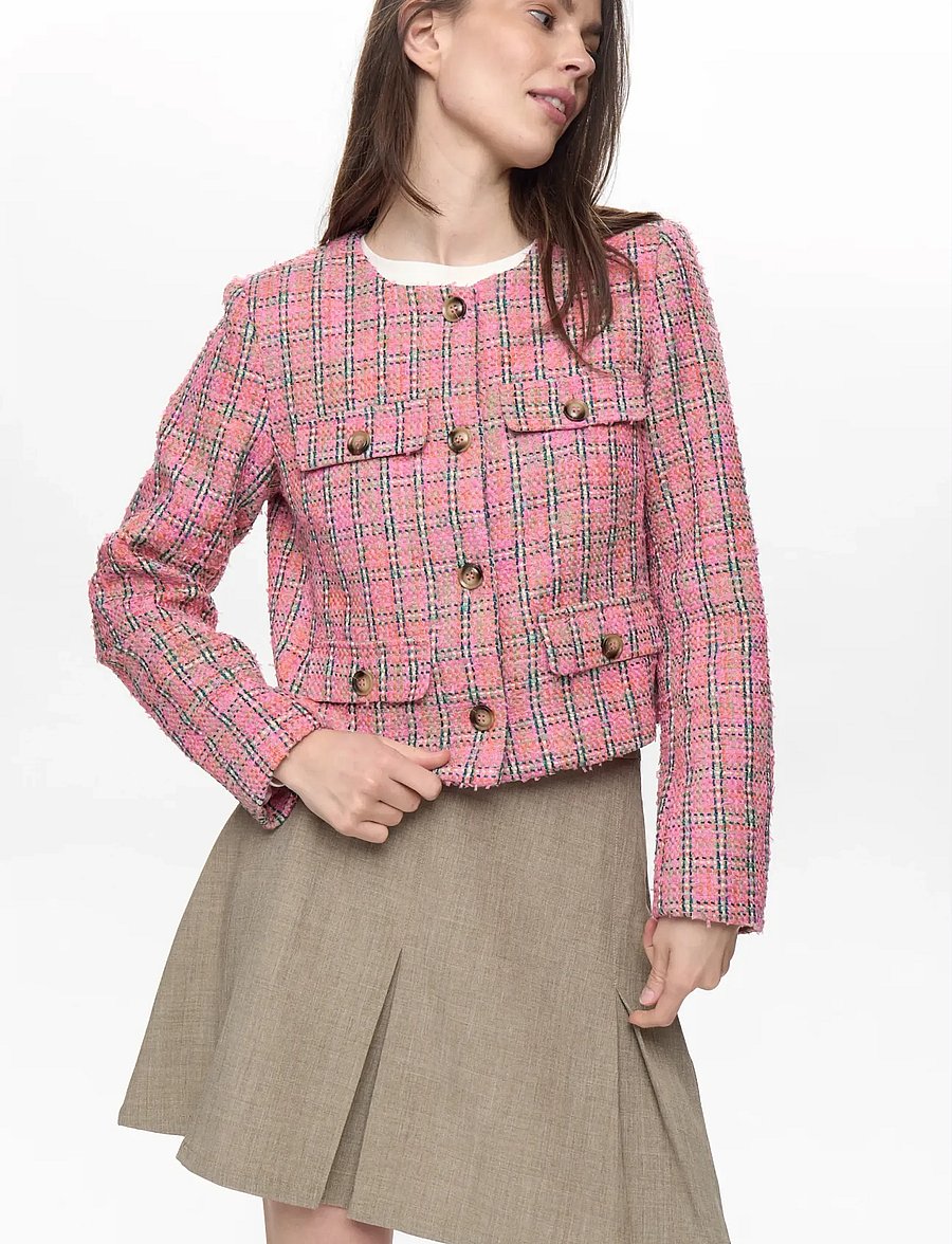 Nümph - NULINDSEY JACKET - cropped-blazer - fuchsia pink - 5