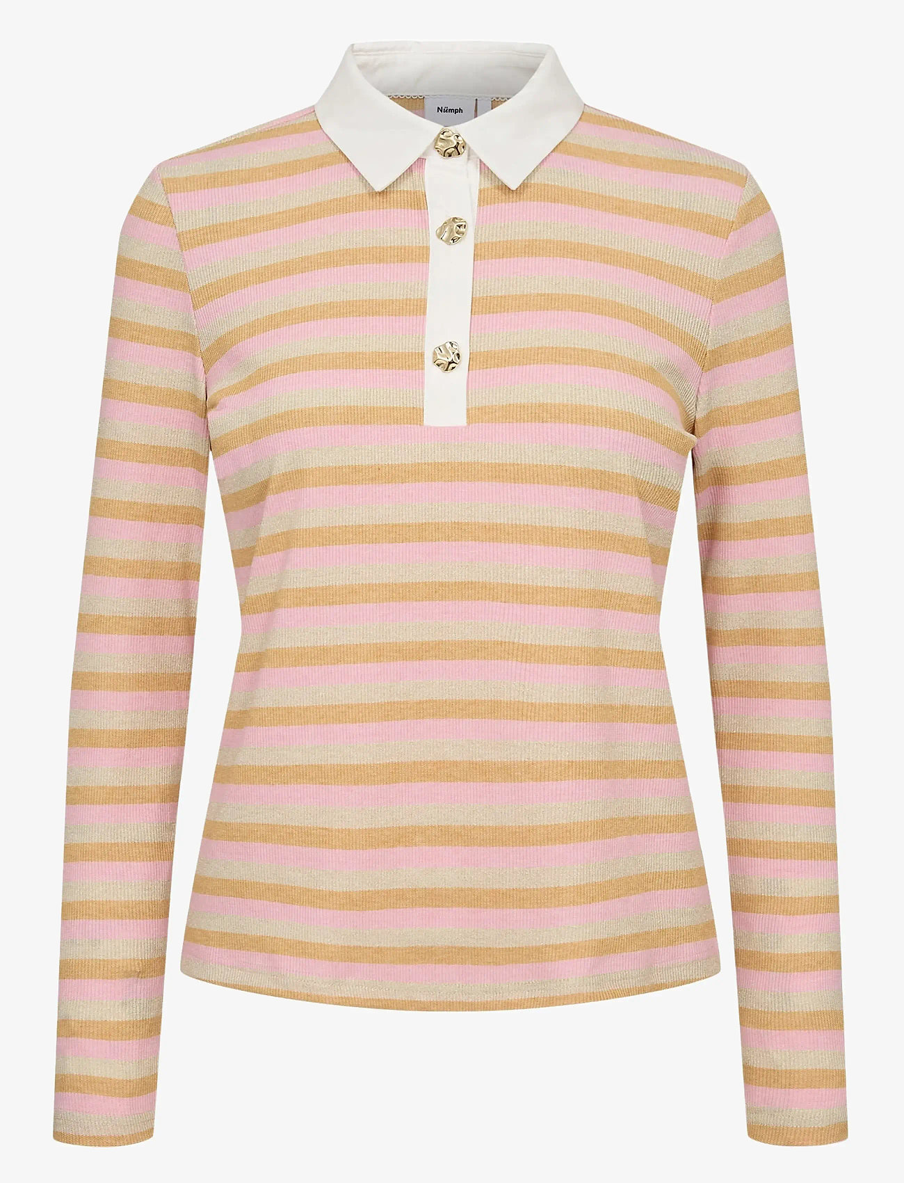 Nümph - NUGRANADA LS POLO - pikéer - fuchsia pink - 0