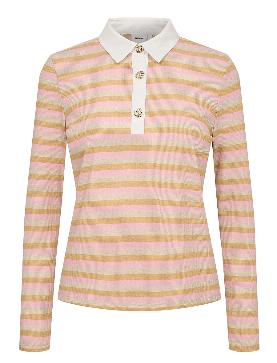 Nümph - NUGRANADA LS POLO - pikéer - fuchsia pink - 1
