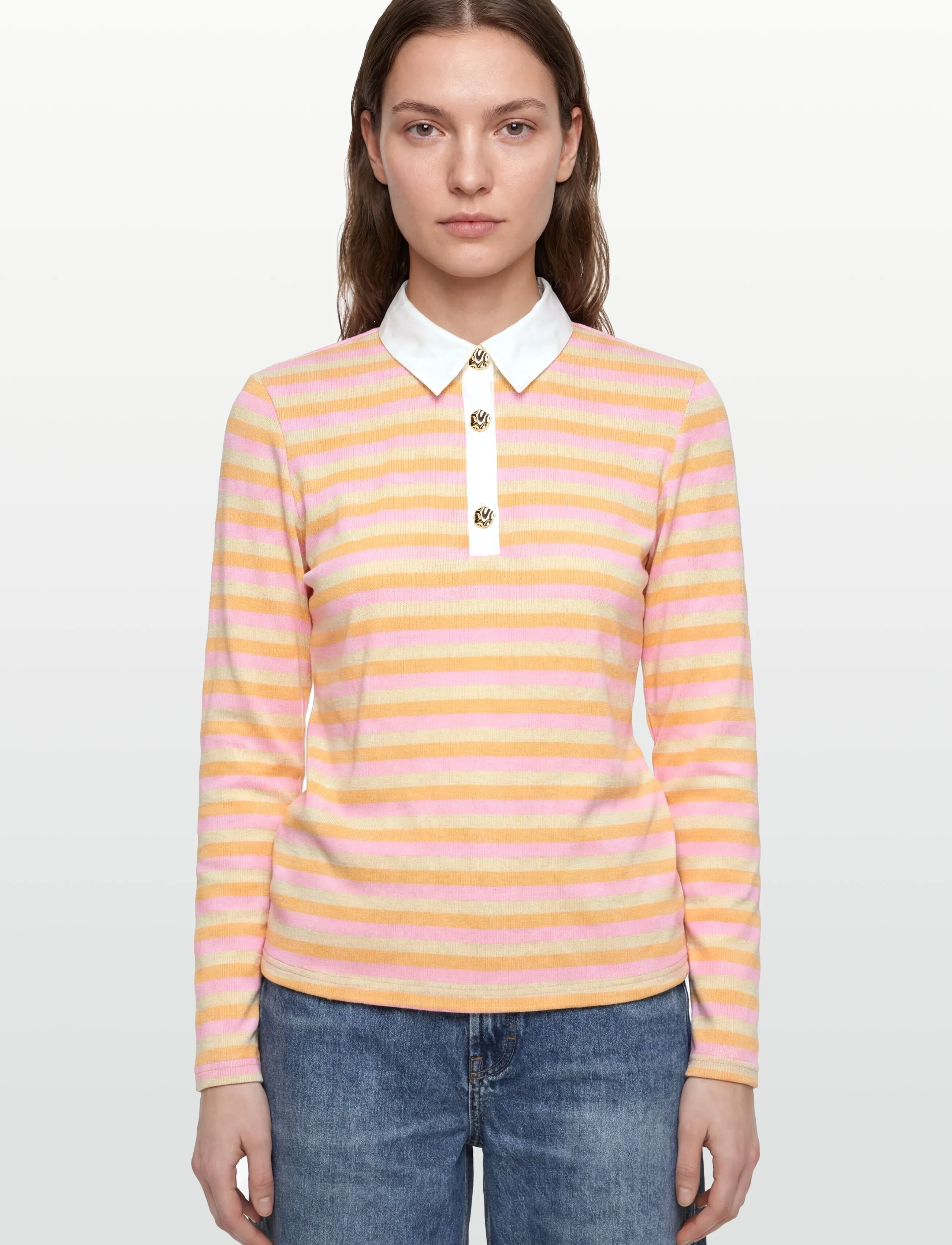 Nümph - NUGRANADA LS POLO - pikéer - fuchsia pink - 3