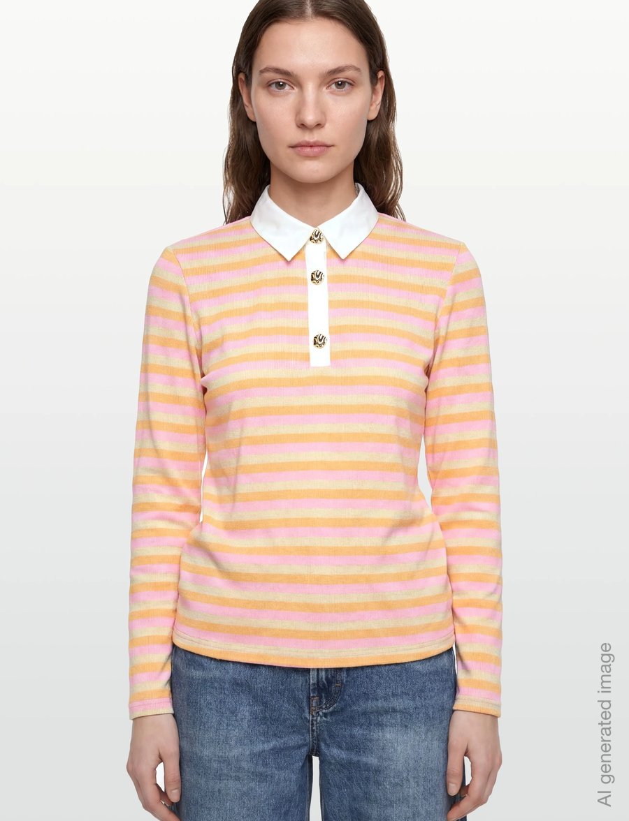 Nümph - NUGRANADA LS POLO - pikéer - fuchsia pink - 3