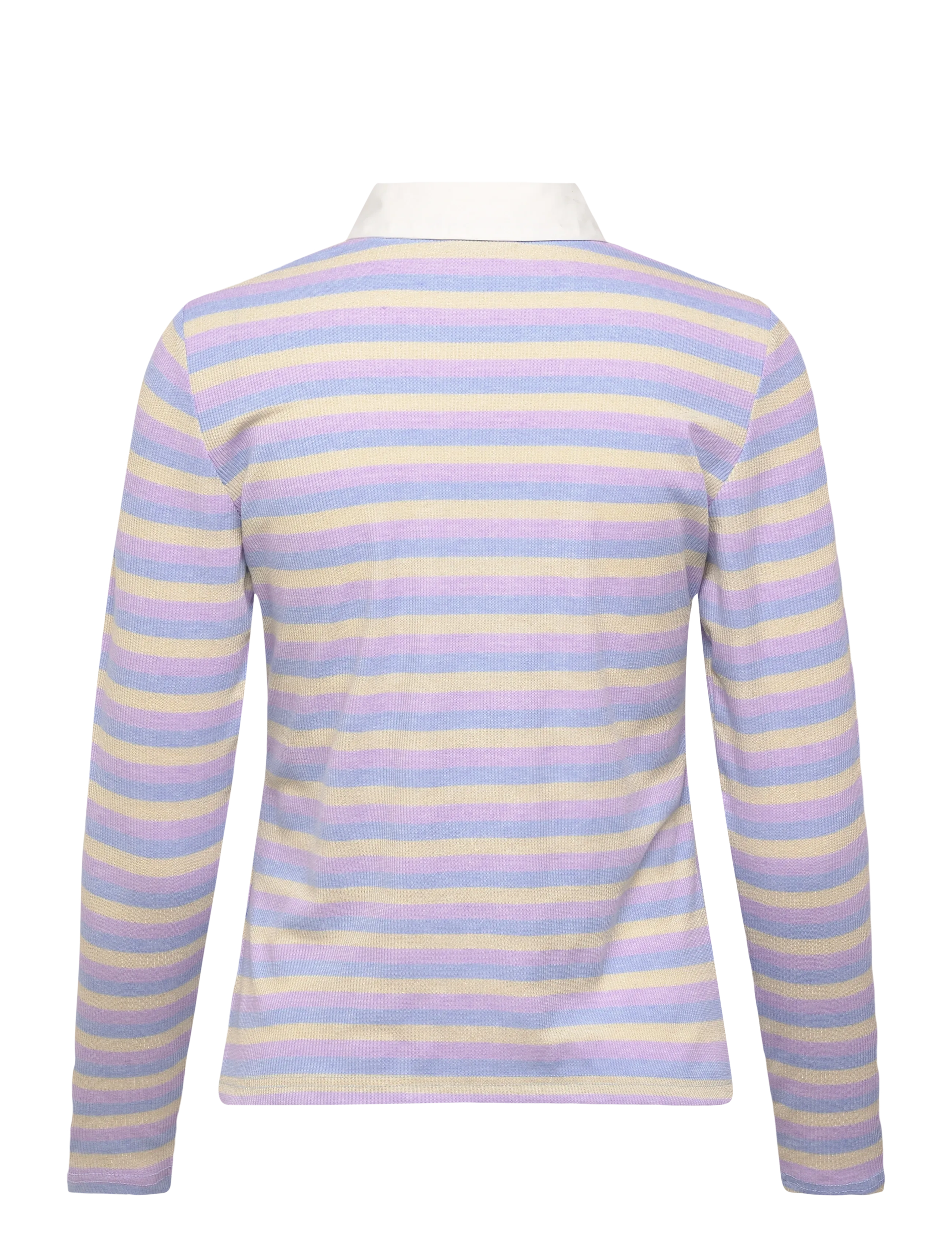 Nümph - NUGRANADA LS POLO - polo shirts - hydrangea - 2