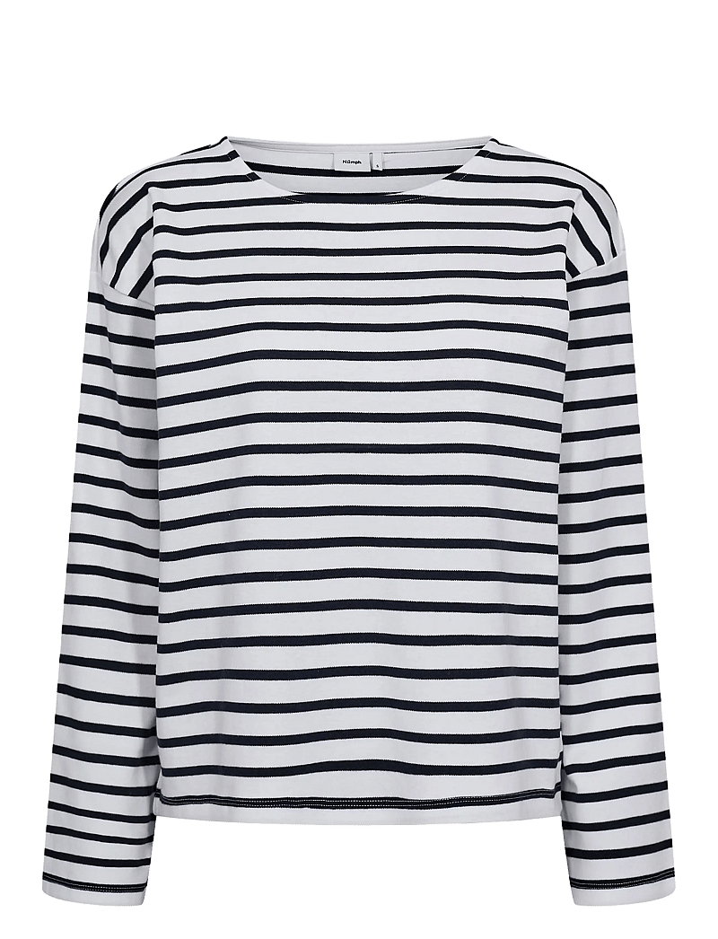 Nümph - NUHIRA LS BLOUSE - GOTS - langärmlige tops - dark sapphire - 1