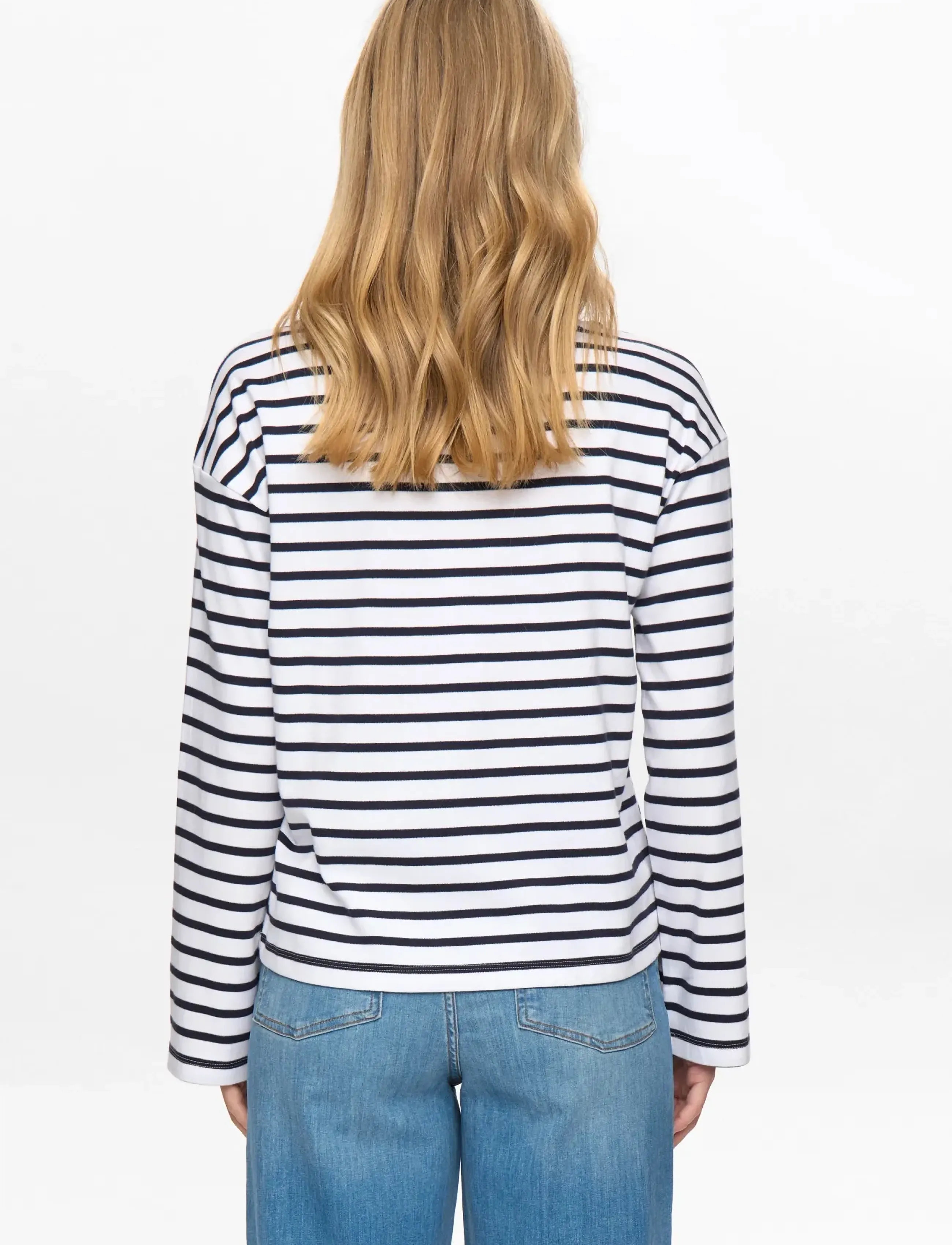 Nümph - NUHIRA LS BLOUSE - GOTS - långärmade toppar - dark sapphire - 3