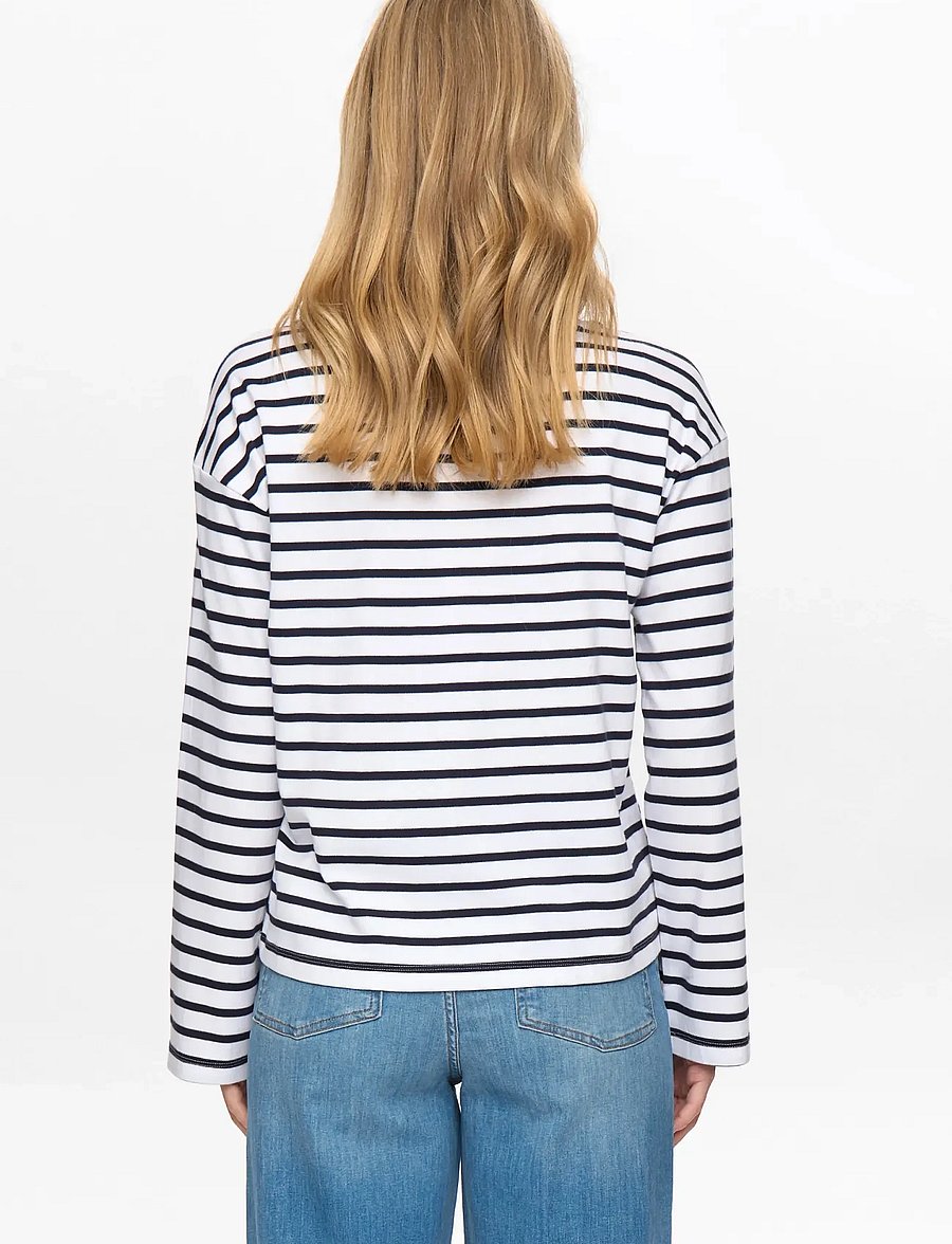 Nümph - NUHIRA LS BLOUSE - GOTS - langärmlige tops - dark sapphire - 3