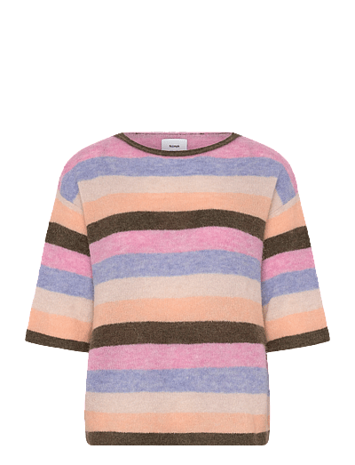 Nuriette Stripy Ss Pullover - TrøJer