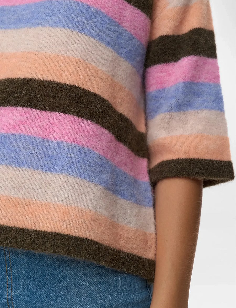 Nümph - NURIETTE STRIPY SS PULLOVER - pullover - sea turtle - 3