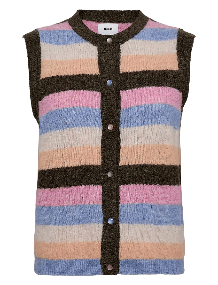 Nümph - NURIETTE STRIPY VEST - strikveste - sea turtle - 0