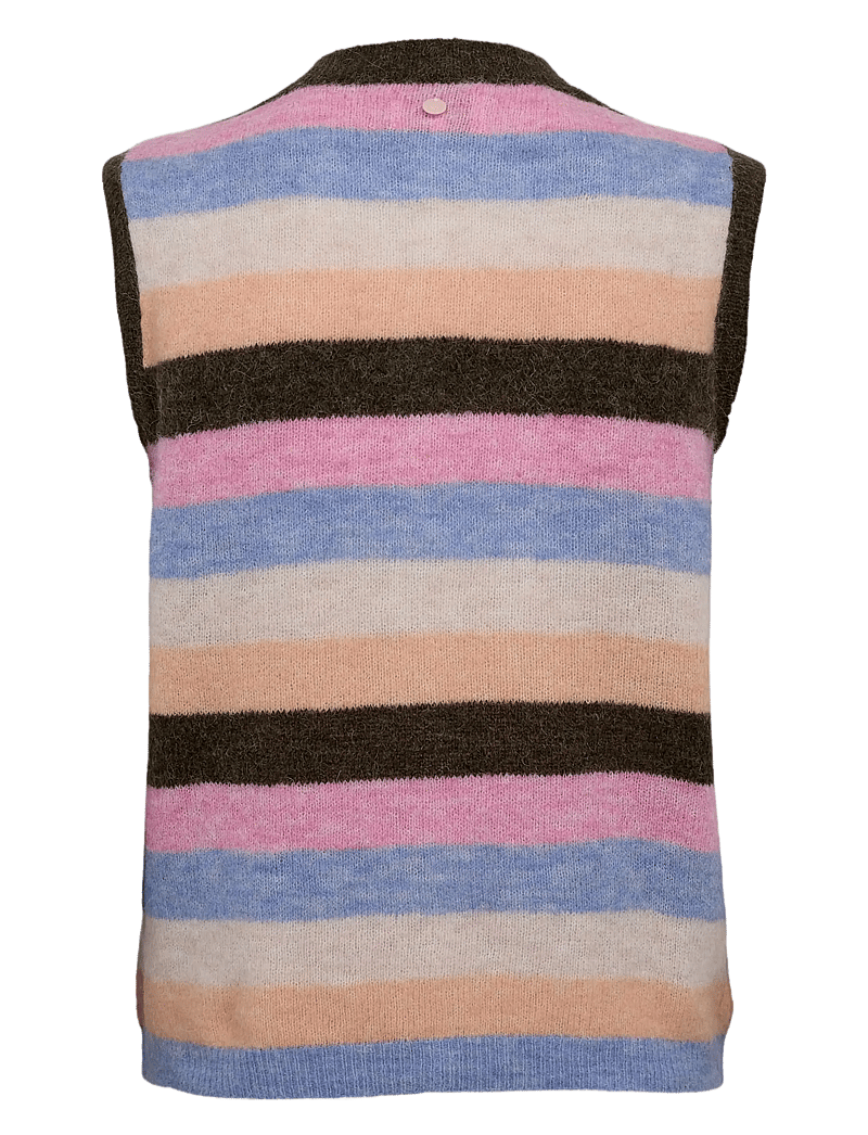 Nümph - NURIETTE STRIPY VEST - kootud vestid - sea turtle - 1