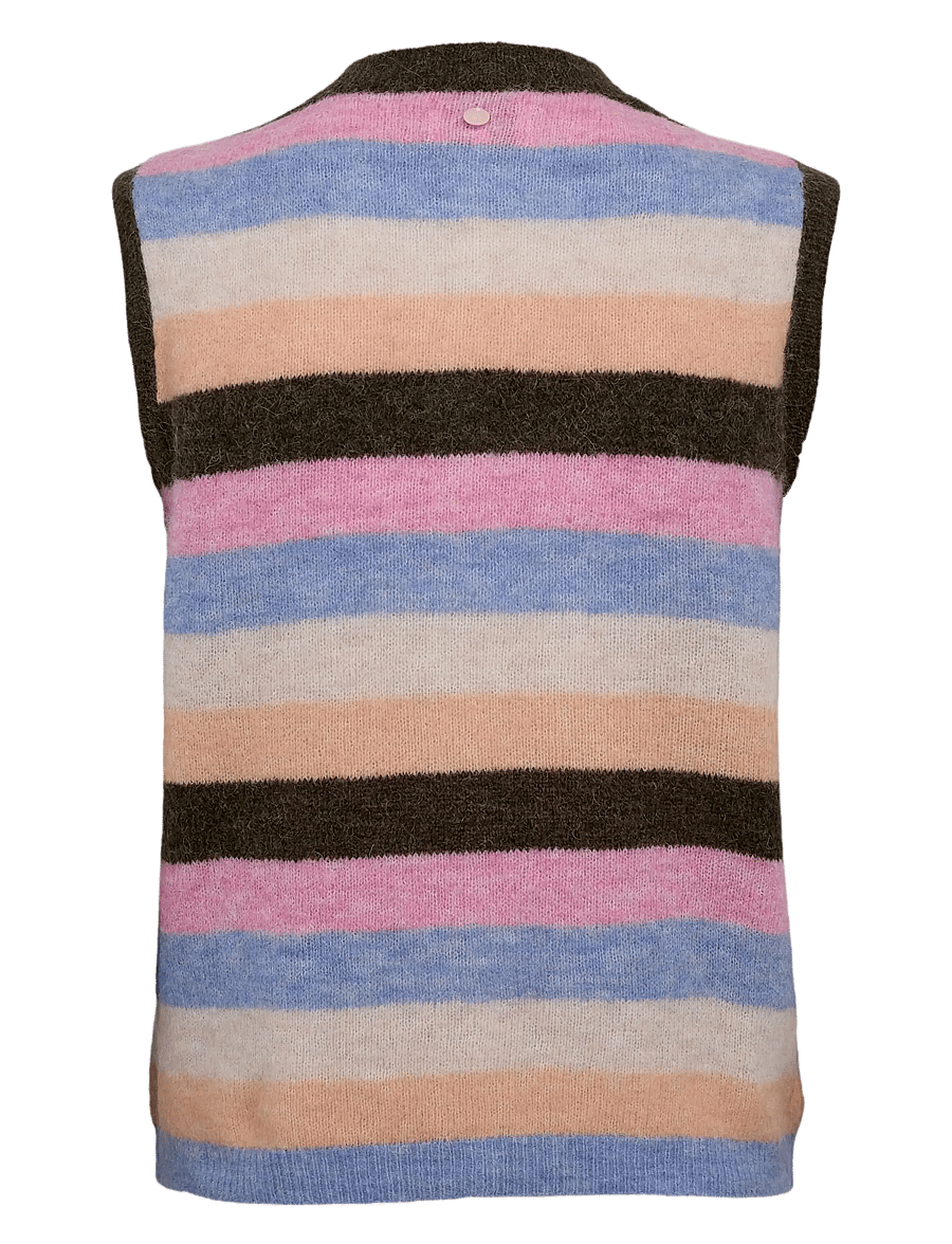 Nümph - NURIETTE STRIPY VEST - strikveste - sea turtle - 1