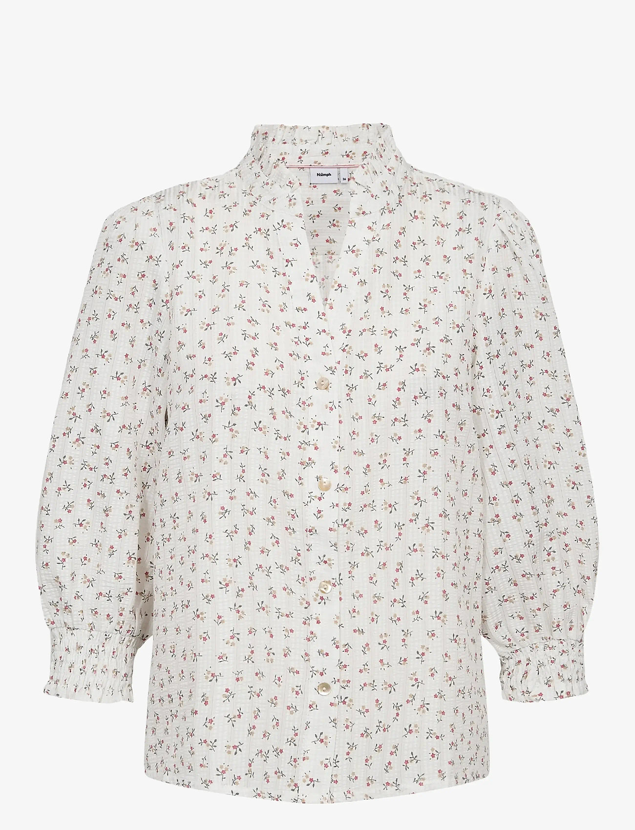 Nümph - NUFENJA SHIRT - langärmlige blusen - cayenne - 0