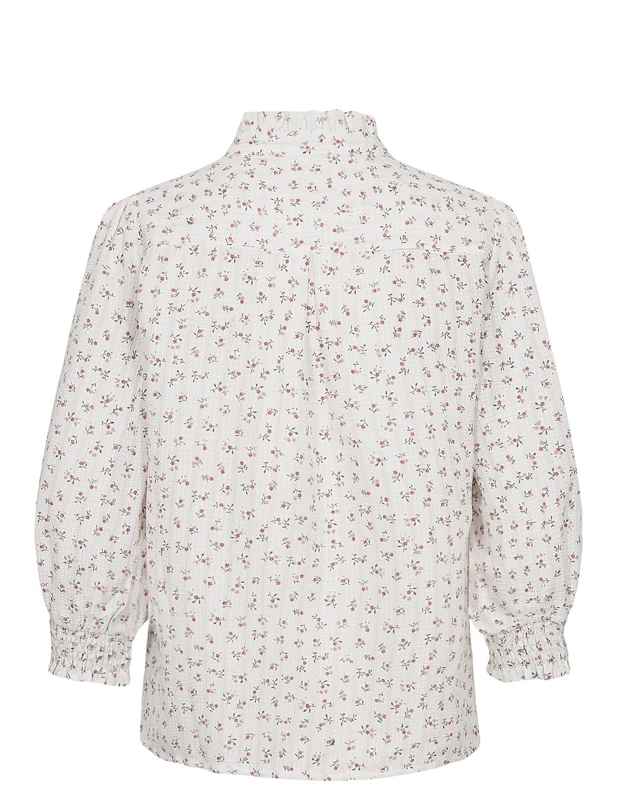 Nümph - NUFENJA SHIRT - langärmelige blusen - cayenne - 1