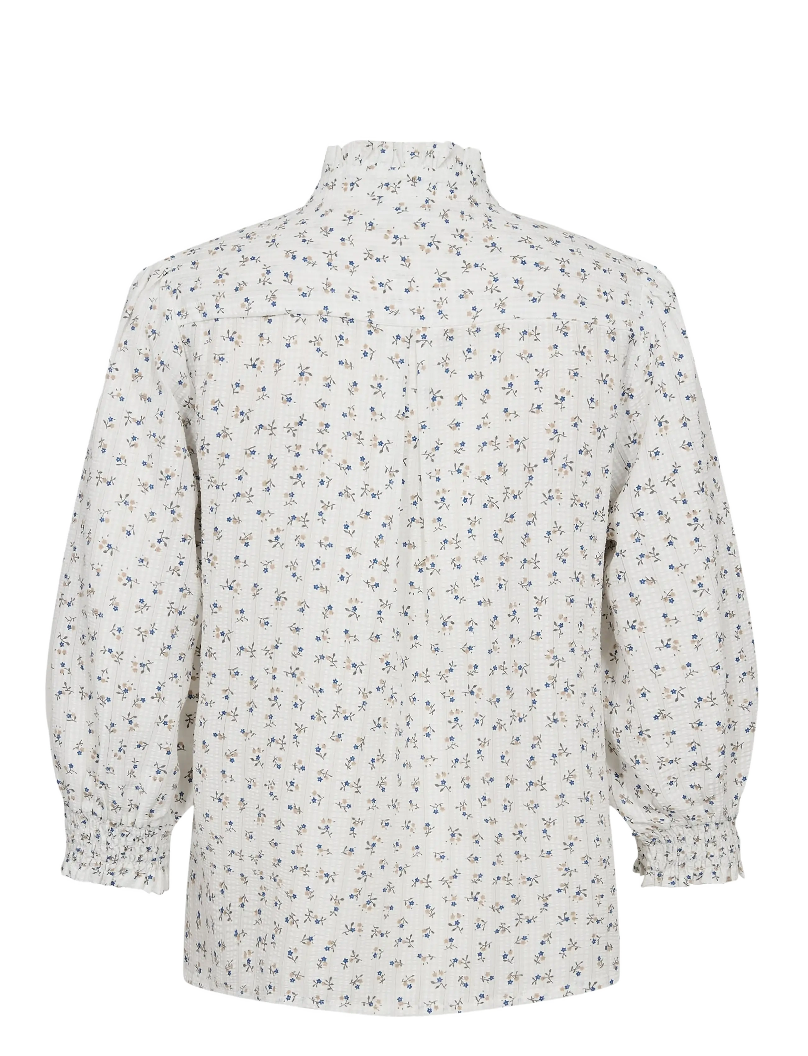 Nümph - NUFENJA SHIRT - langærmede bluser - gray blue - 2