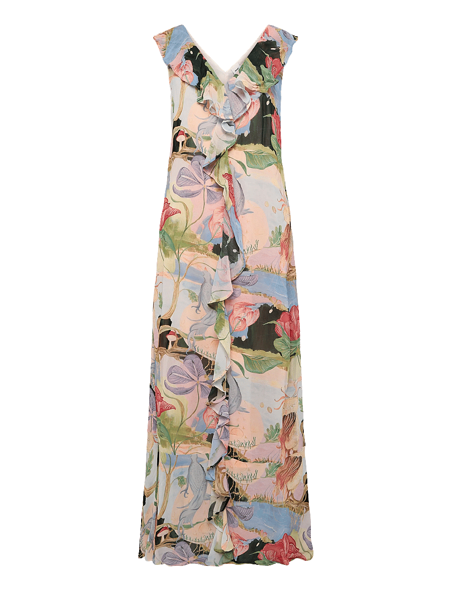 Nümph - NUSHAILYN MAXI DRESS - sommerkleider - airy blue - 1