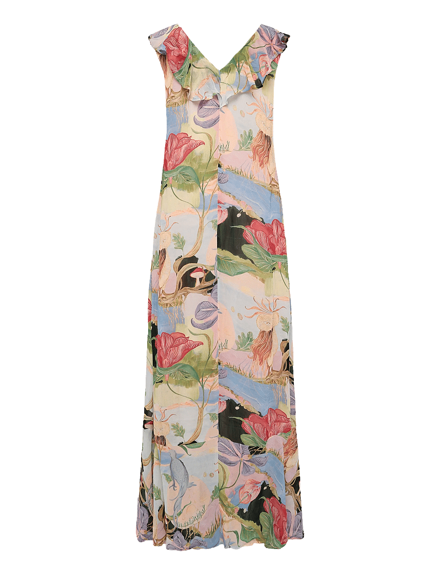 Nümph - NUSHAILYN MAXI DRESS - sommerkleider - airy blue - 2