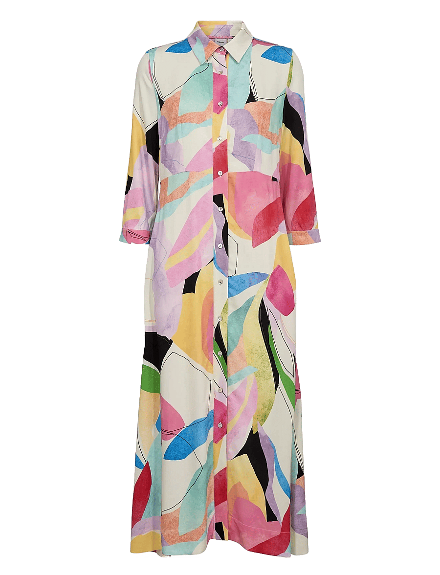 Nümph - NUADELINE DRESS - shirt dresses - peony - 0