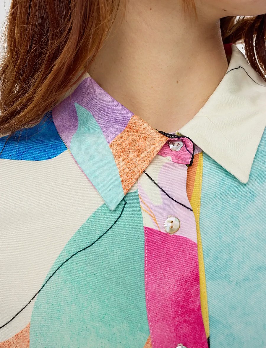 Nümph - NUADELINE DRESS - shirt dresses - peony - 2