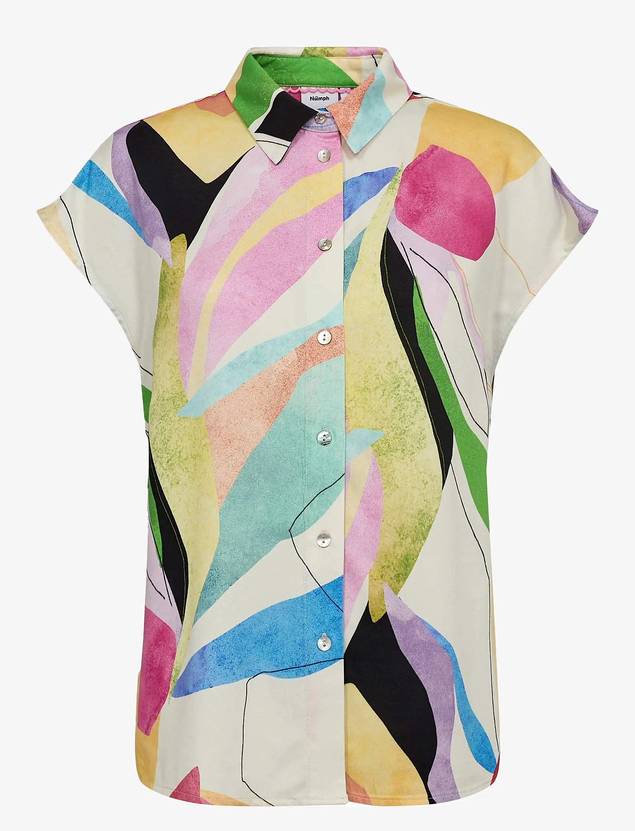Nümph - NUADELINE SL SHIRT - lühikeste varrukatega särgid - peony - 1