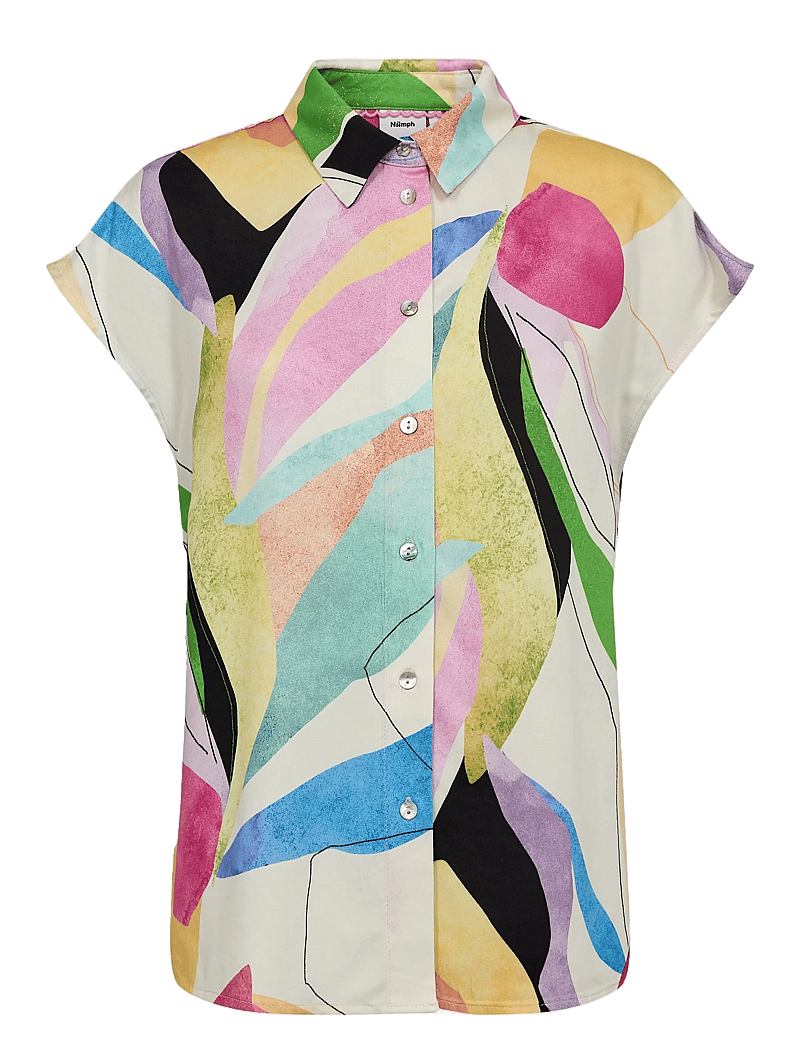 Nümph - NUADELINE SL SHIRT - lühikeste varrukatega särgid - peony - 1