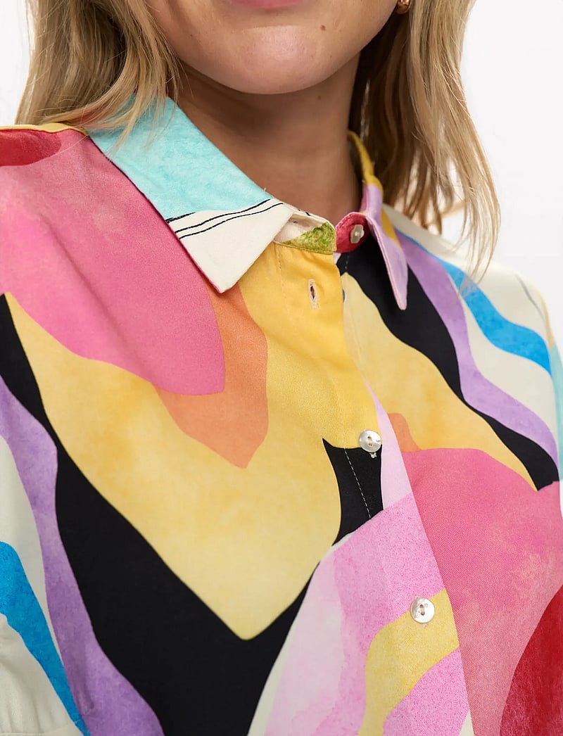 Nümph - NUADELINE SL SHIRT - lühikeste varrukatega särgid - peony - 4