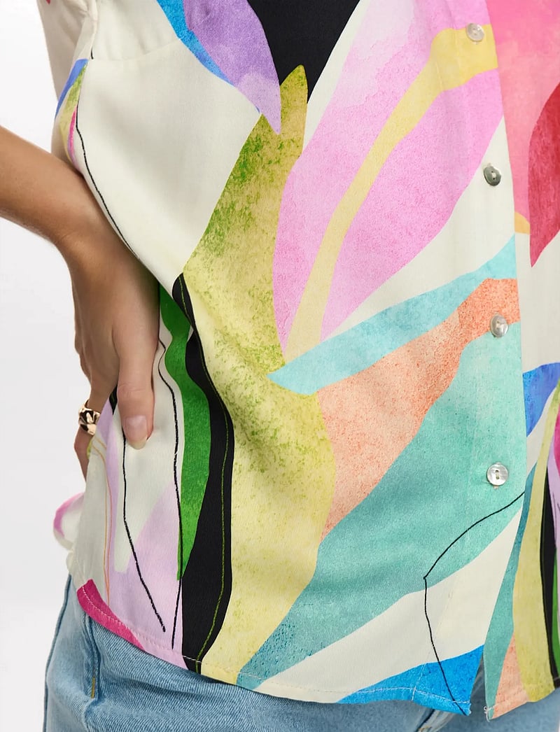 Nümph - NUADELINE SL SHIRT - lühikeste varrukatega särgid - peony - 5