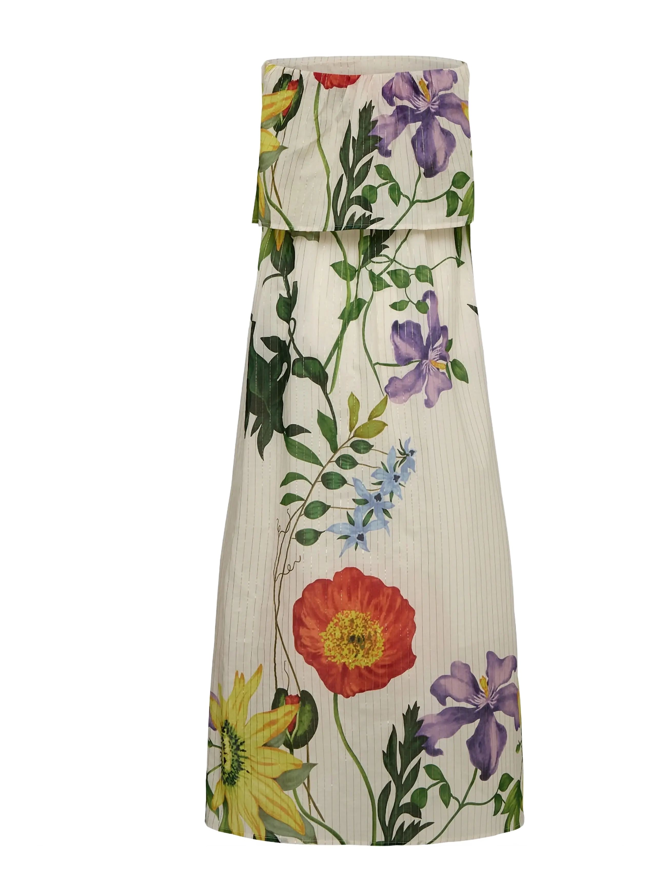 Nümph - NUBELISA MAXI DRESS - sommarklänningar - pristine - 2