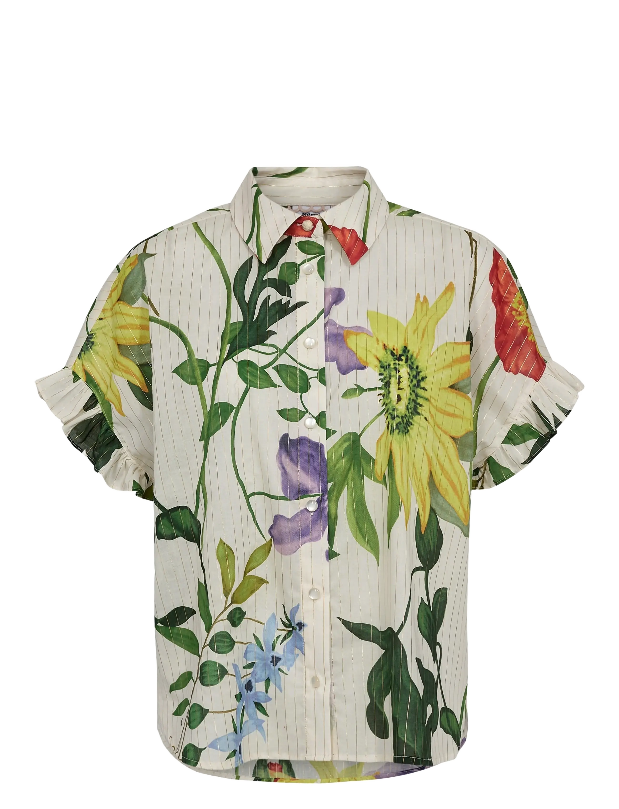Nümph NUBELISA SLEEVELESS SHIRT - Tøj - PRISTINE / multi