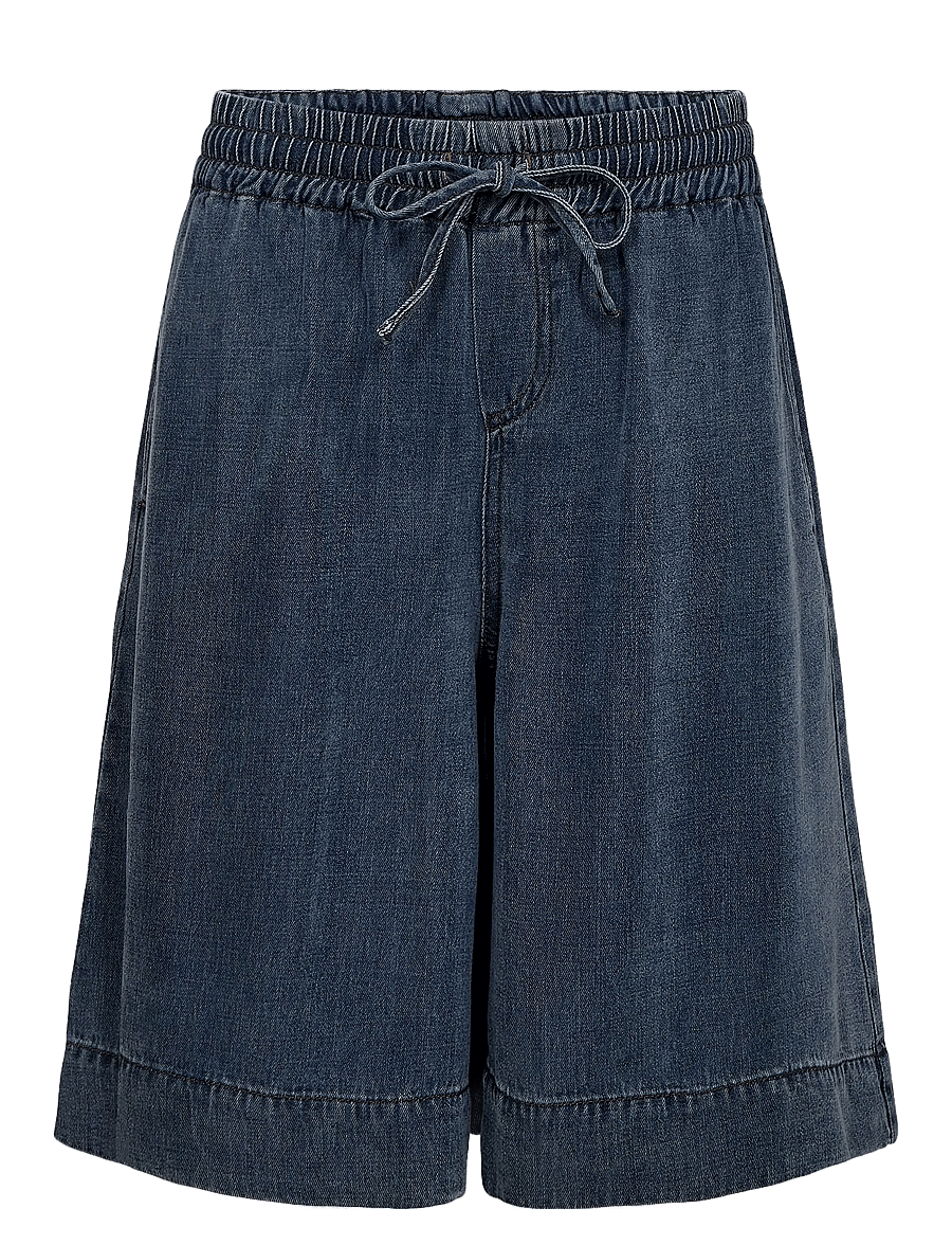 Nümph - NUELIDA SHORTS - lühikesed teksapüksid - snow washed denim - 1
