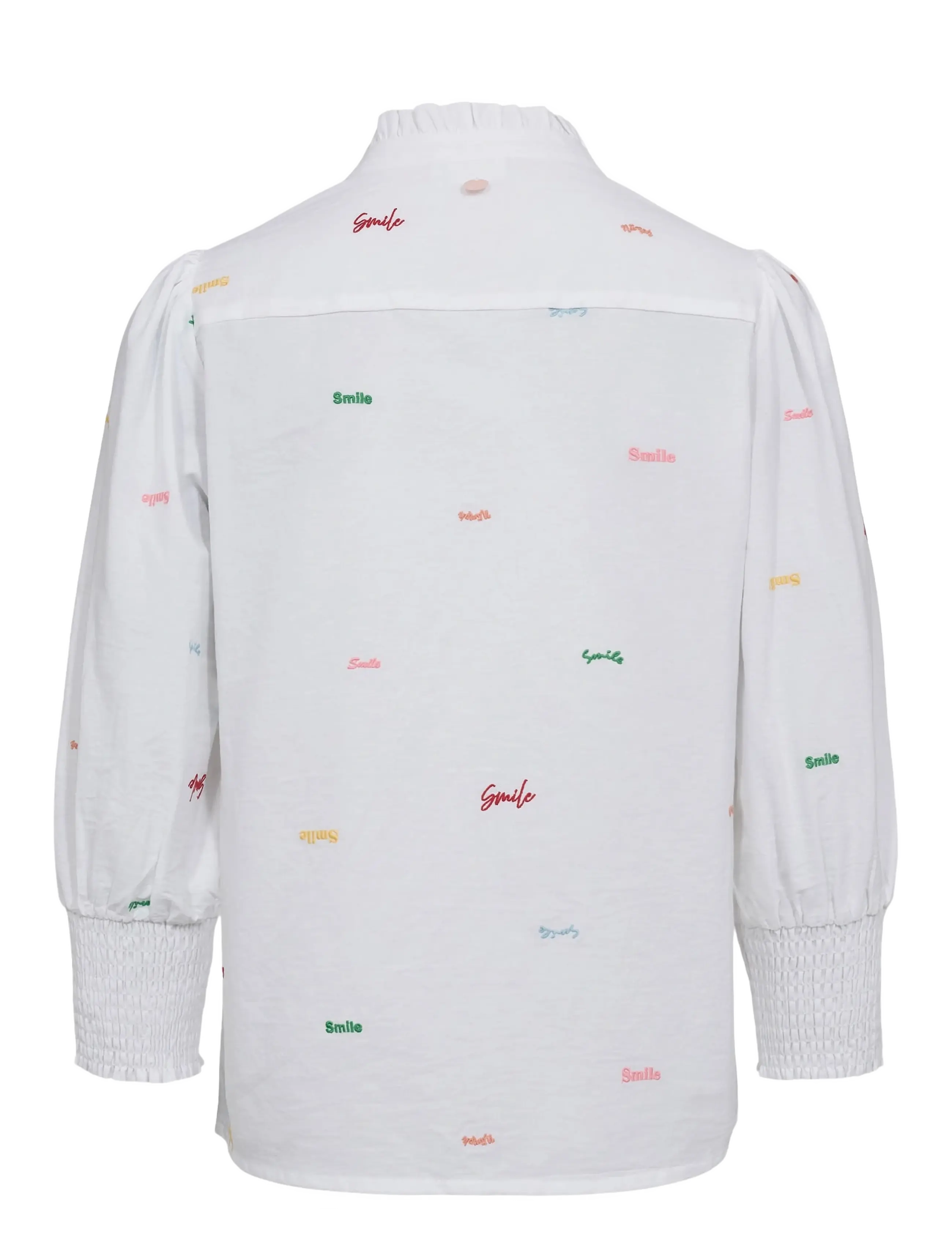 Nümph - NUJOYA SHIRT - pitkähihaiset kauluspaidat - bright white - 2
