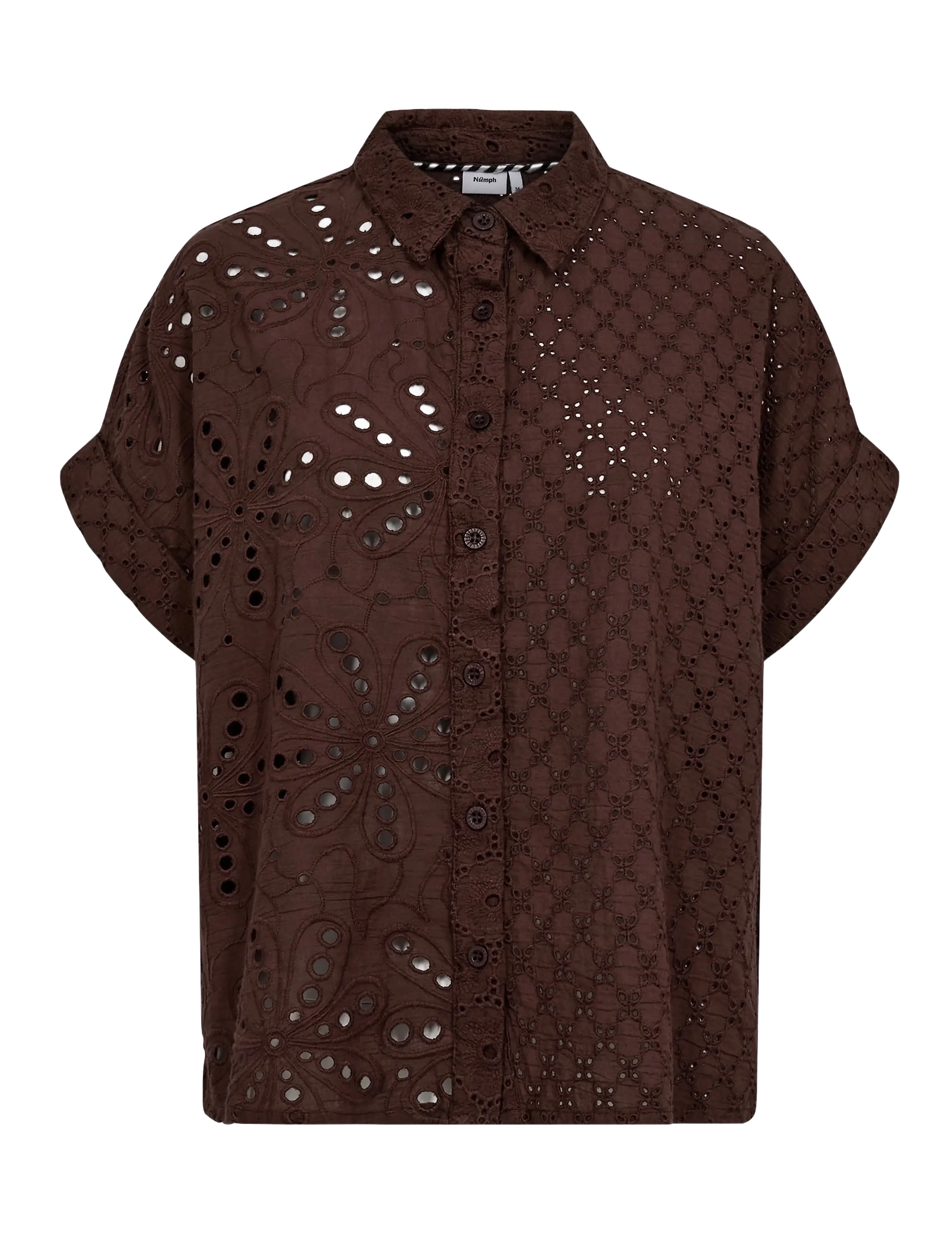 Nümph NUPALMA SLEEVELESS SHIRT - Nümph - CHICORY COFFEE / brown