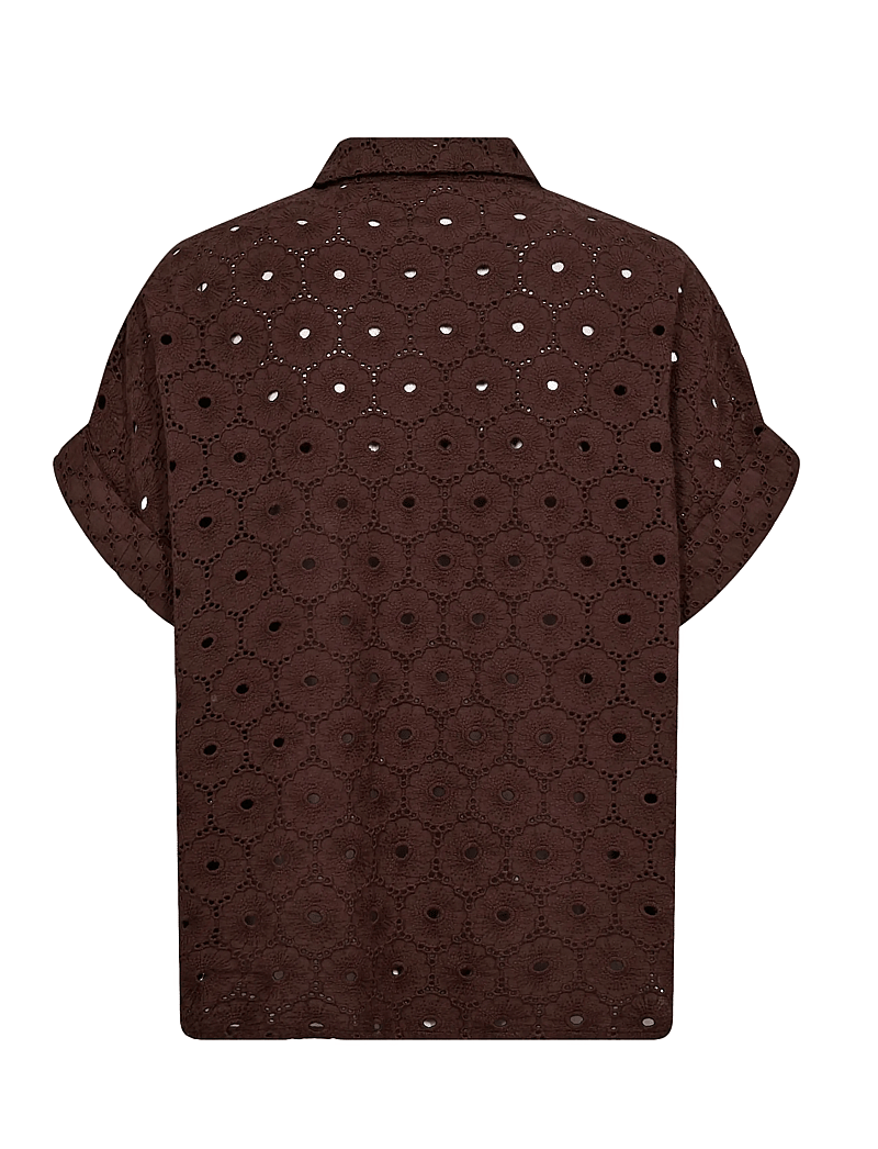 Nümph - NUPALMA SLEEVELESS SHIRT - short-sleeved shirts - chicory coffee - 2