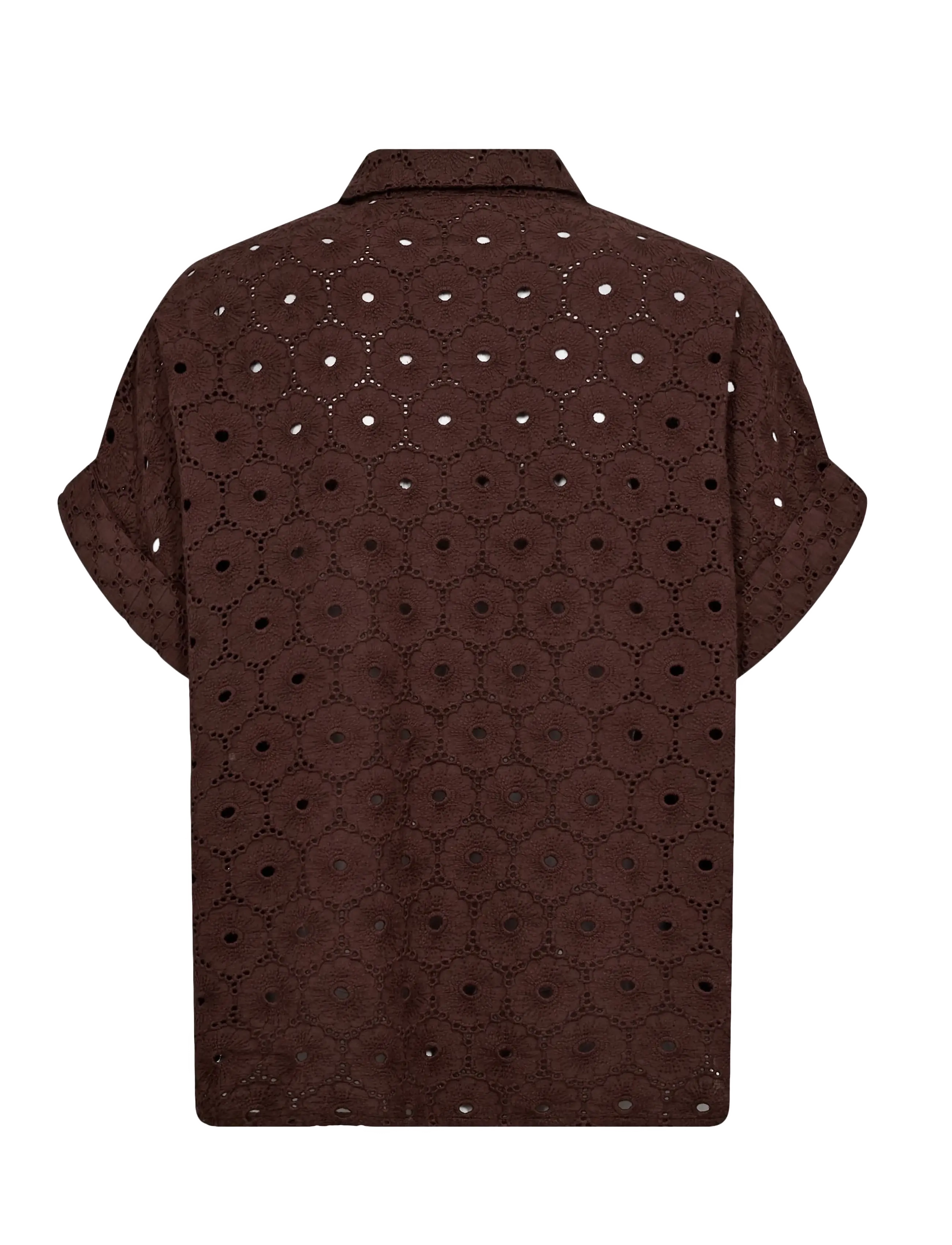 Nümph - NUPALMA SLEEVELESS SHIRT - kortærmede skjorter - chicory coffee - 2